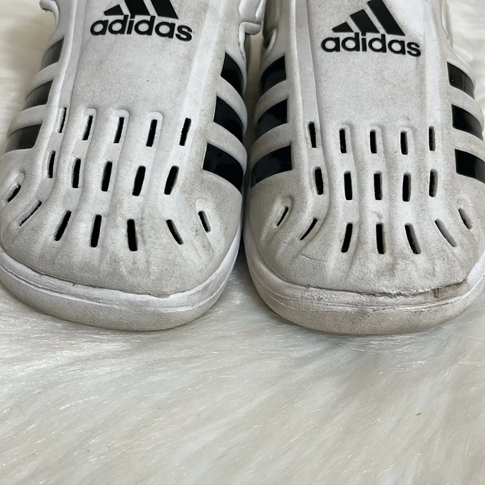 Adidas Black White Sandals